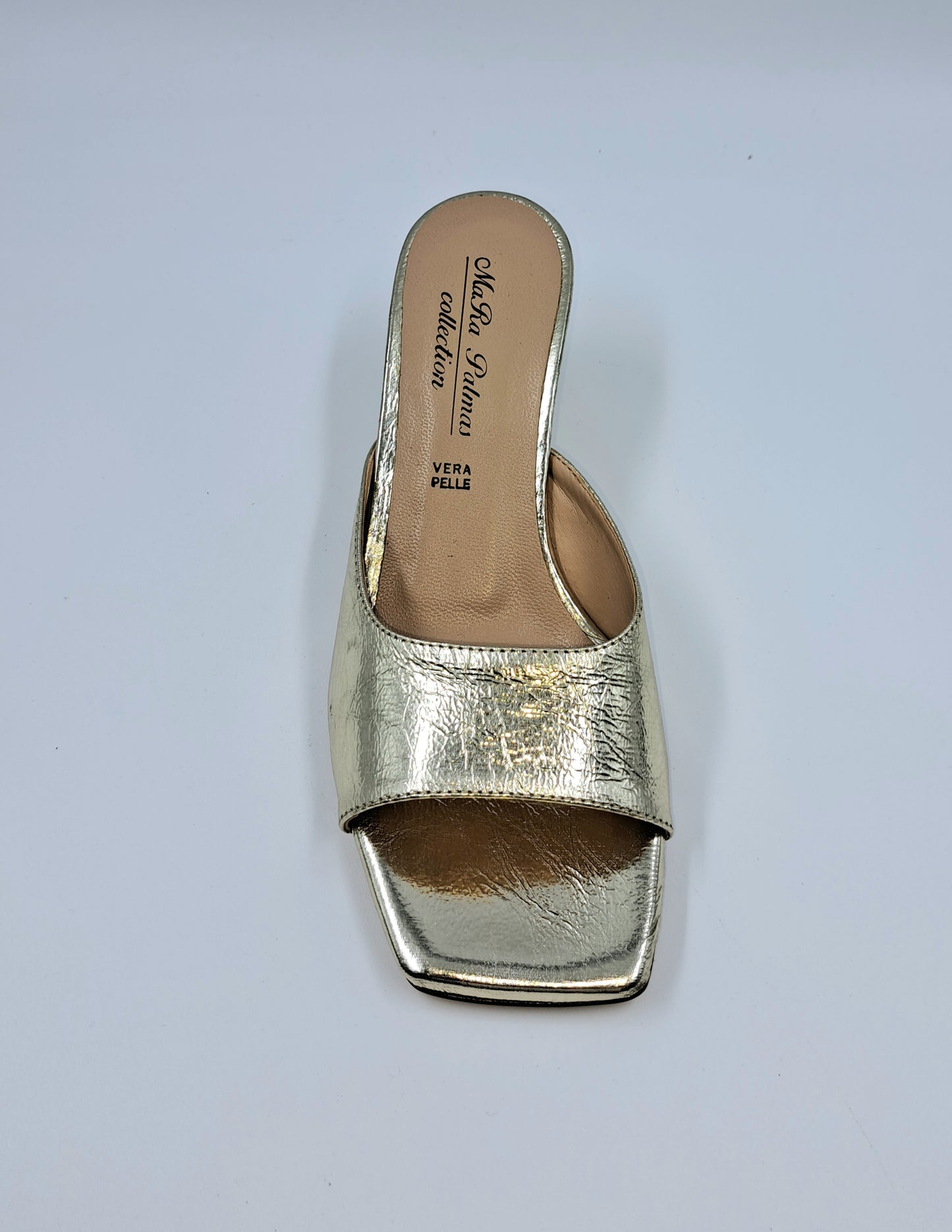 SANDALI METALLIZZATI PLATINO