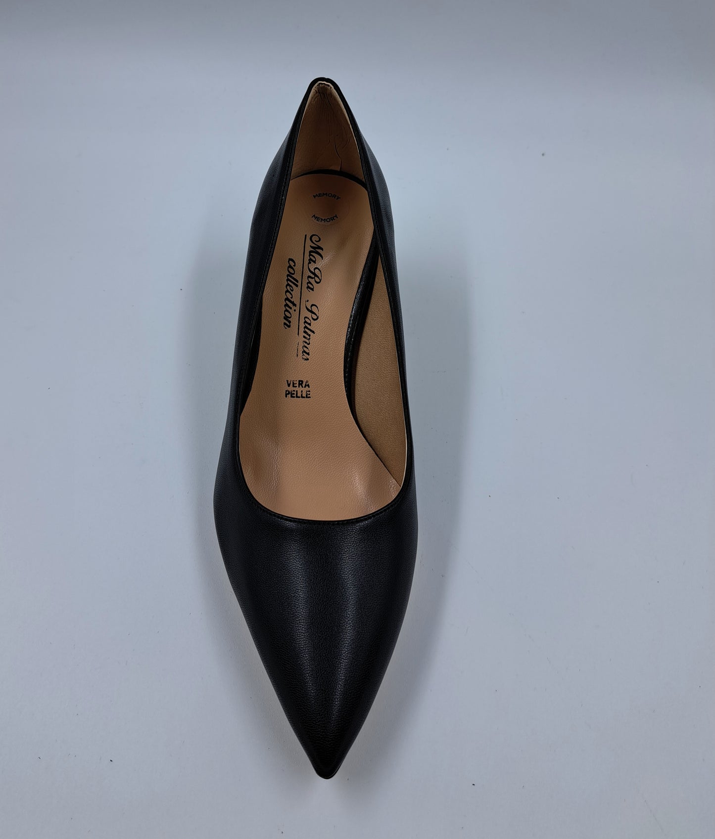 DECOLLETE' NERA TACCO QUADRATO