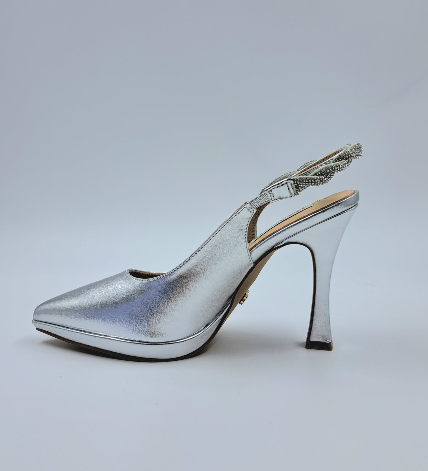 SANDALI MIABELLE SLINGBACK PLATEAU STRASS