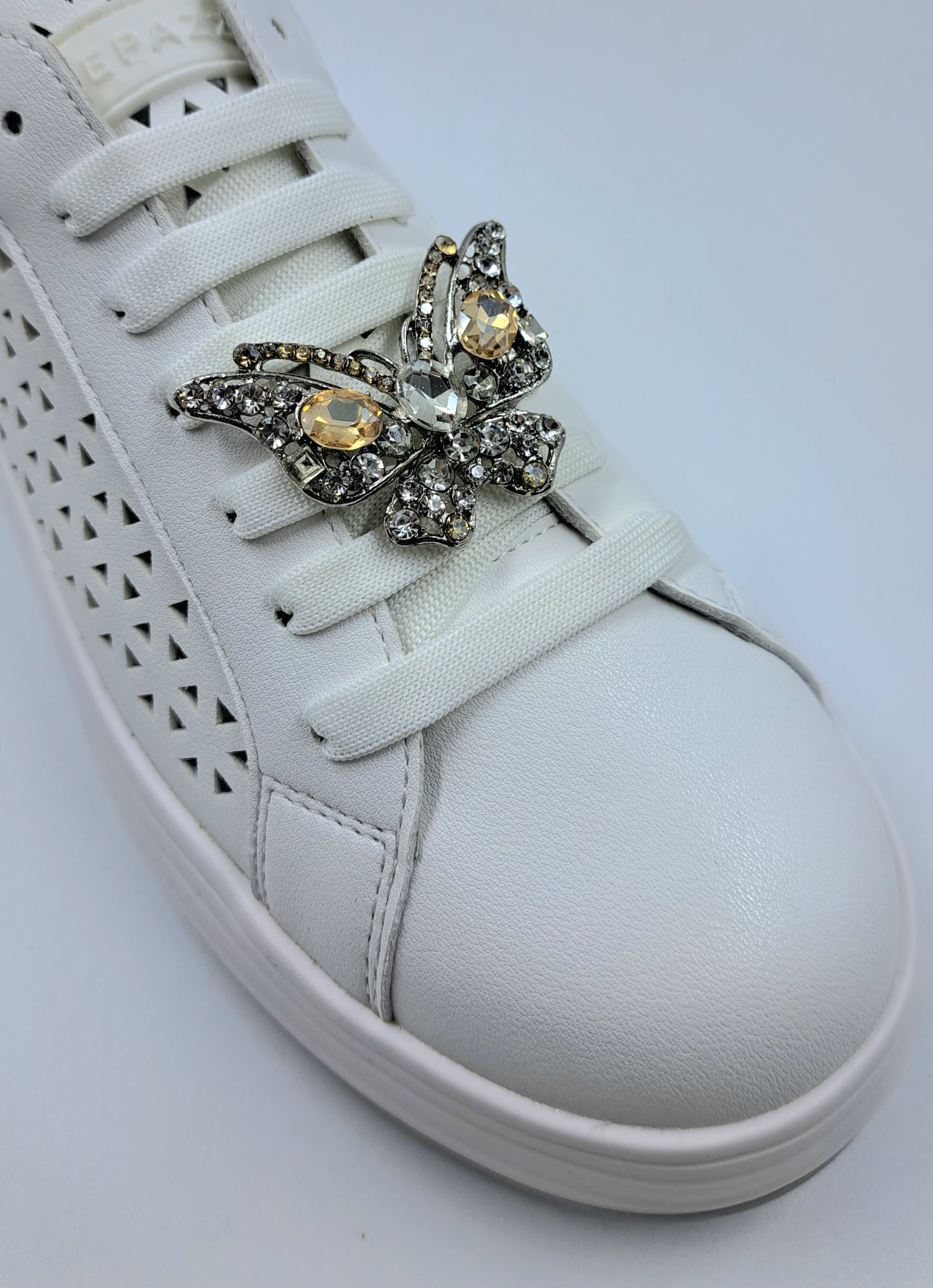 SNEAKERS LARA APEPAZZA CON FARFALLA STRASS