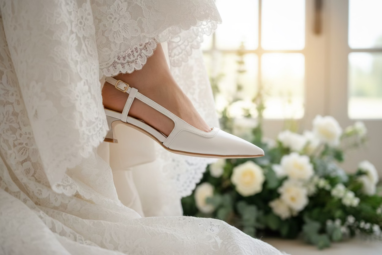 SANDALI MARA PALMAS SLINGBACK PANNA
