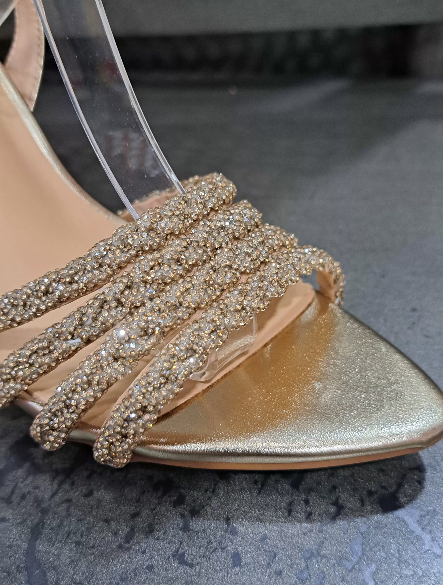 SANDALI TRECCE MIABELLE PLATINO