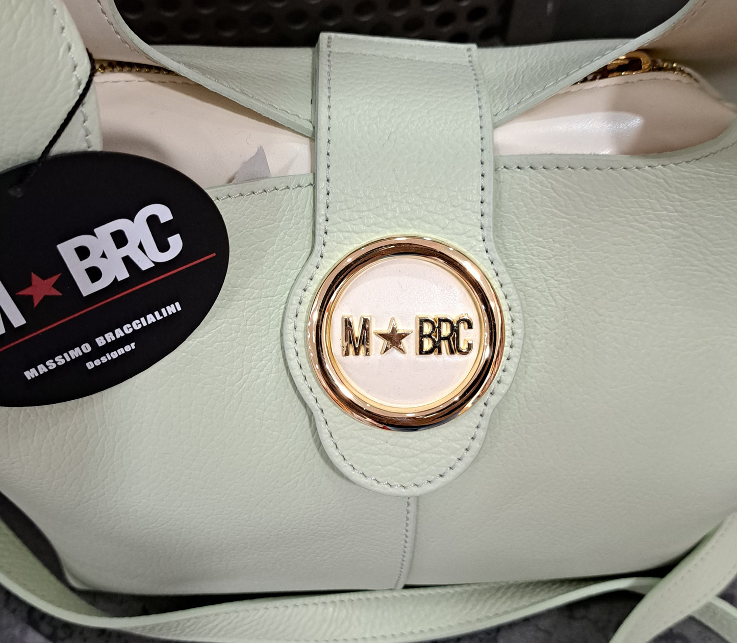 BORSA A SPALLA DOUBLE M*BRC ACQUA