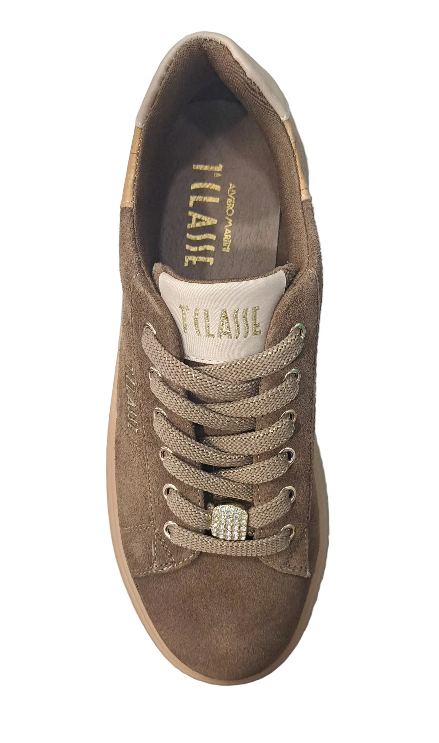 SNEAKERS ALVIERO MARTINI PELLE DARK BROWN