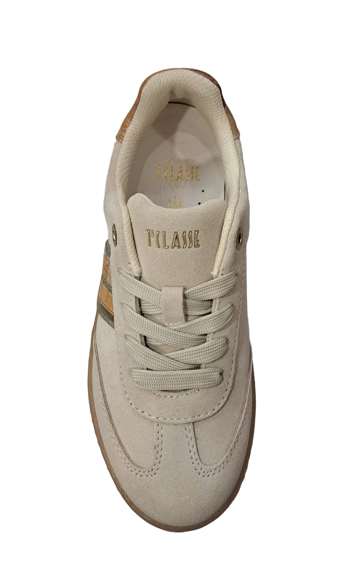 SNEAKERS GEO BEIGE ALVIERO MARTINI PELLE SCAMOSCIATA