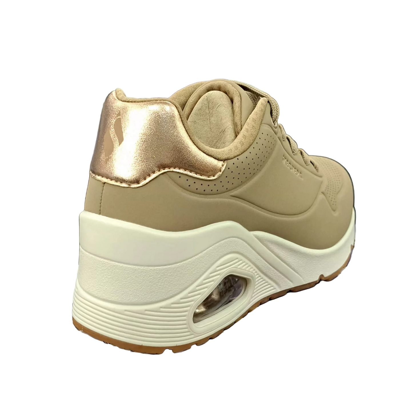 SNEAKERS UNO WEDGE HI STEPS SKECHERS TAN