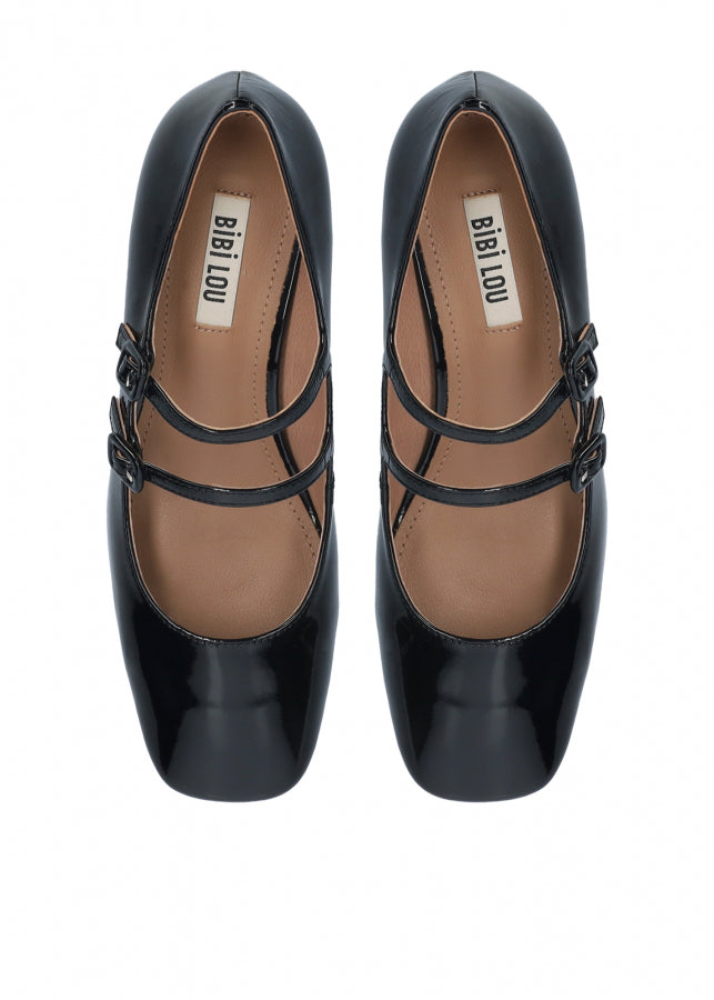 BALLERINE CARDIFF PUMP 50 BLACK