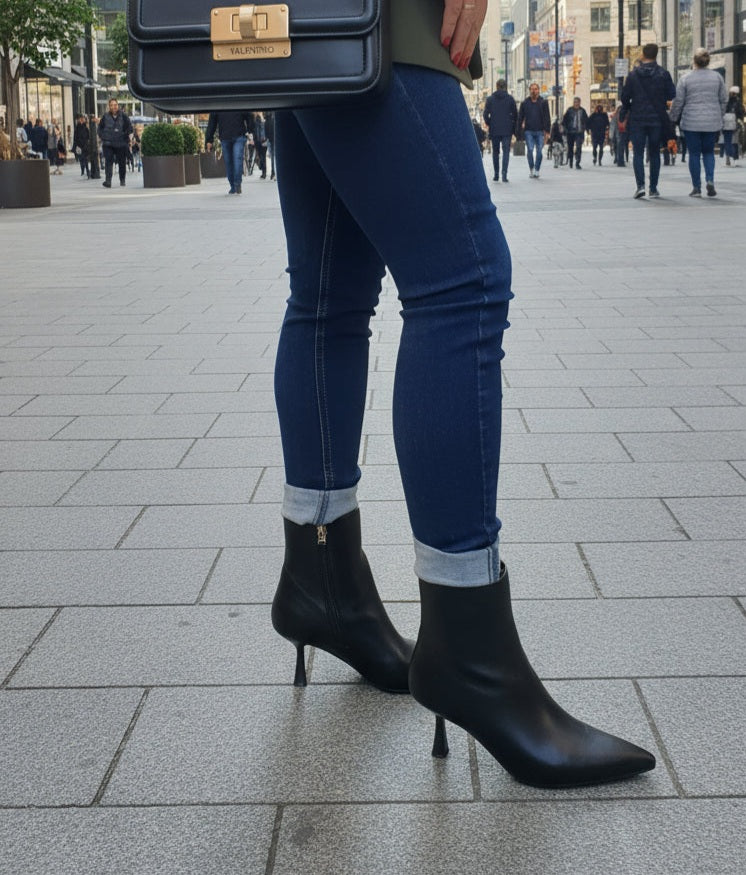 STIVALETTI SAKURA PELLE BIBI LOU NERO