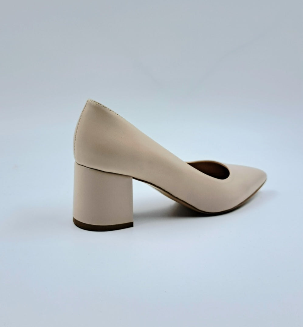 DECOLLETE' NUDE TACCO QUADRATO