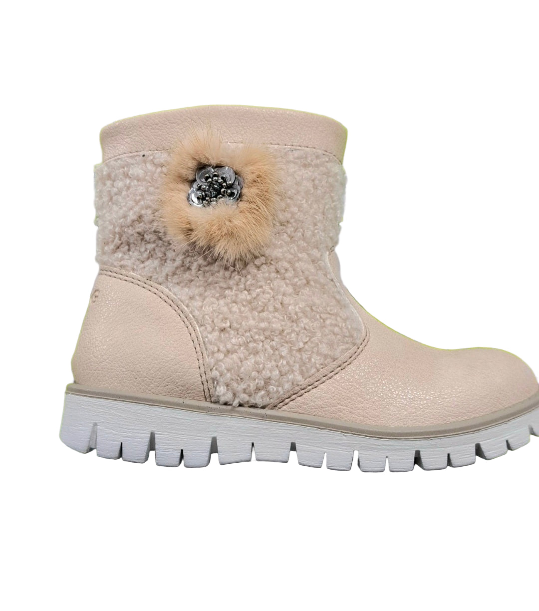 STIVALETTI PELUCHE PRIMIGI BEIGE