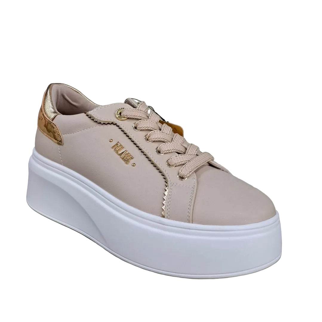 SNEAKERS ALVIERO MARTINI PLATFORM BEIGE