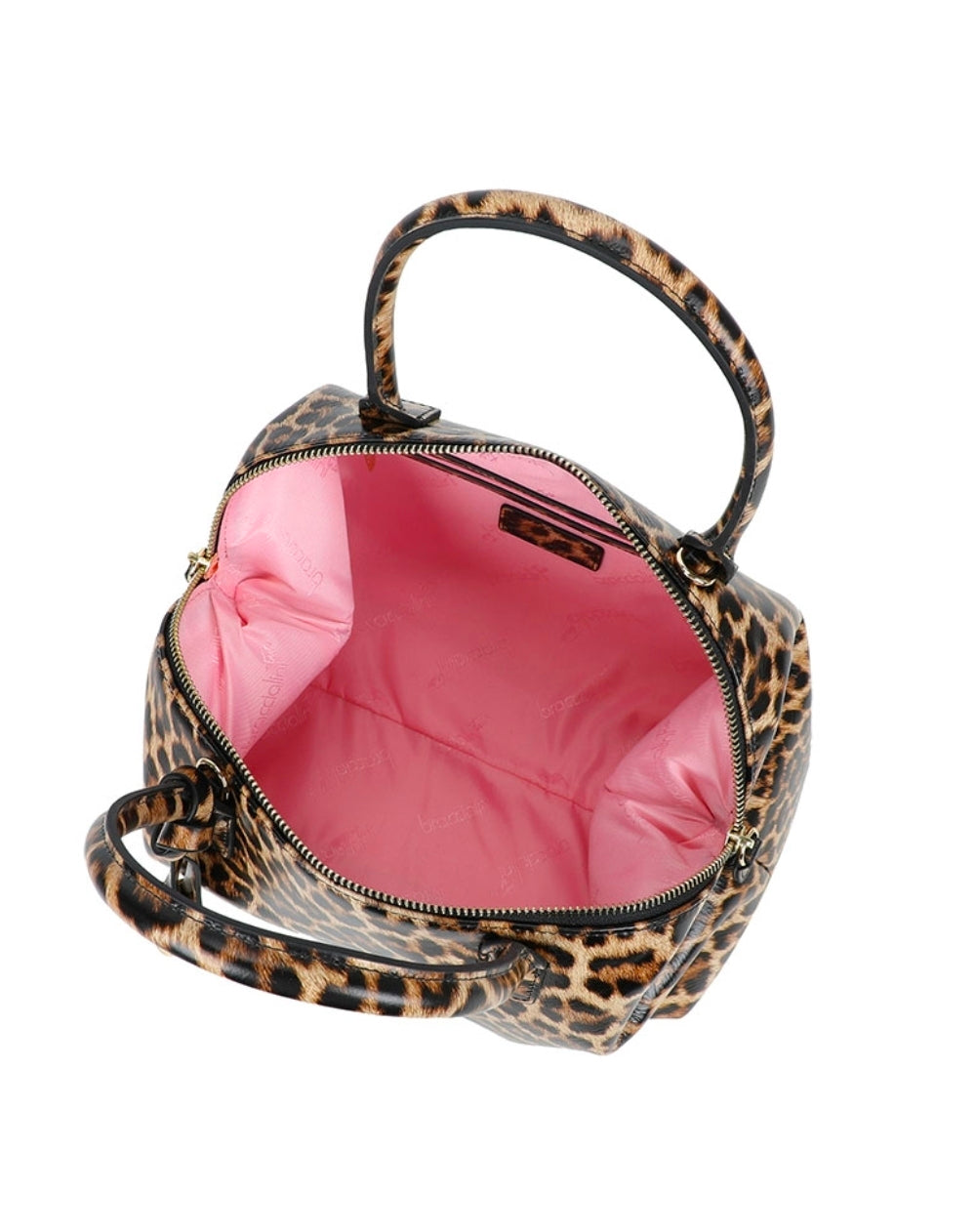 BAULETTI PELLE MICHELLE BRACCIALINI ANIMALIER MEDIO