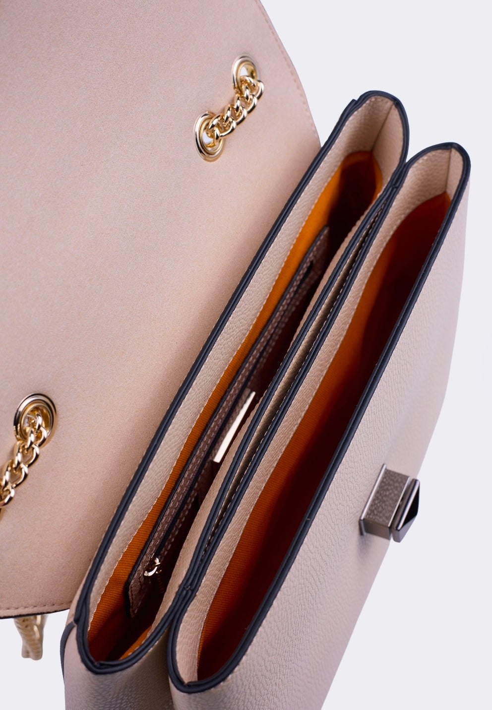 TRACOLLE MINA PELLE CROMIA BEIGE