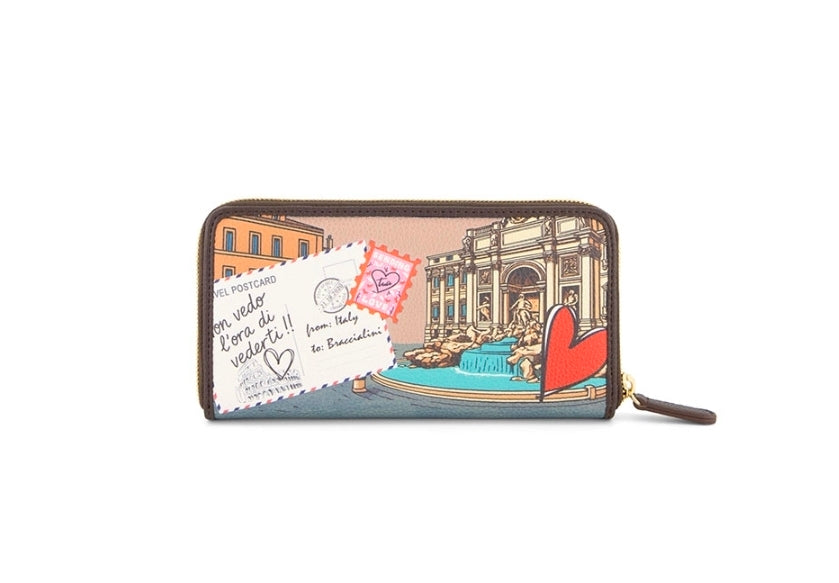 PORTAFOGLI CARTOLINE BRACCIALINI ROMA
