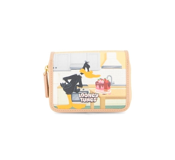 PORTAFOGLI CONTINENTAL BRACCIALINI LOONEY TUNES DAFFY DUCK MEDIO