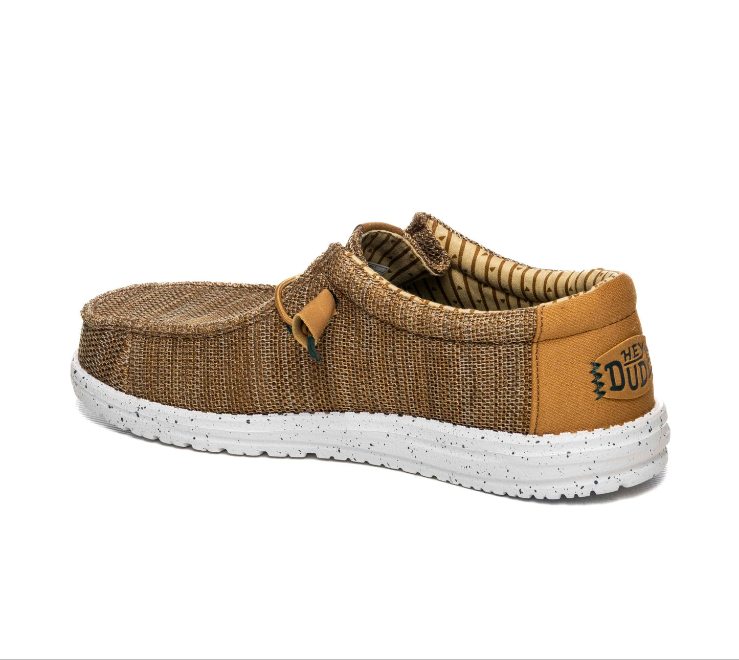 MOCASSINI WALLY STRETCH SOX HEY DUDE BROWN