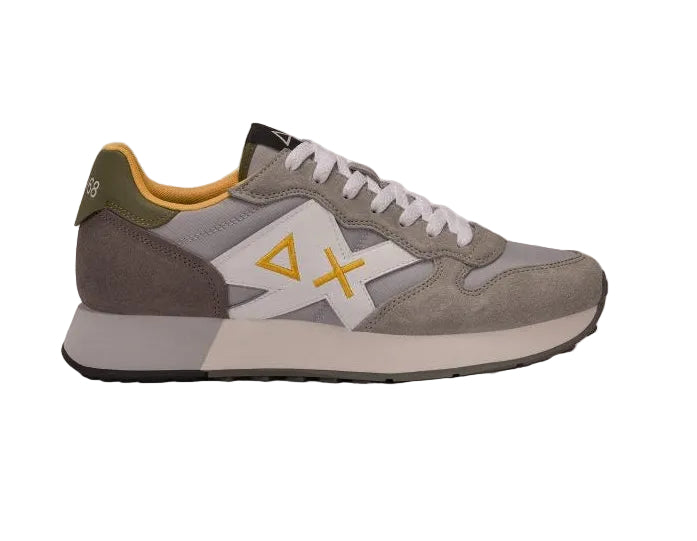 SNEAKERS SUN68 UOMO JAKI SOLID GRIGIO CHIARO