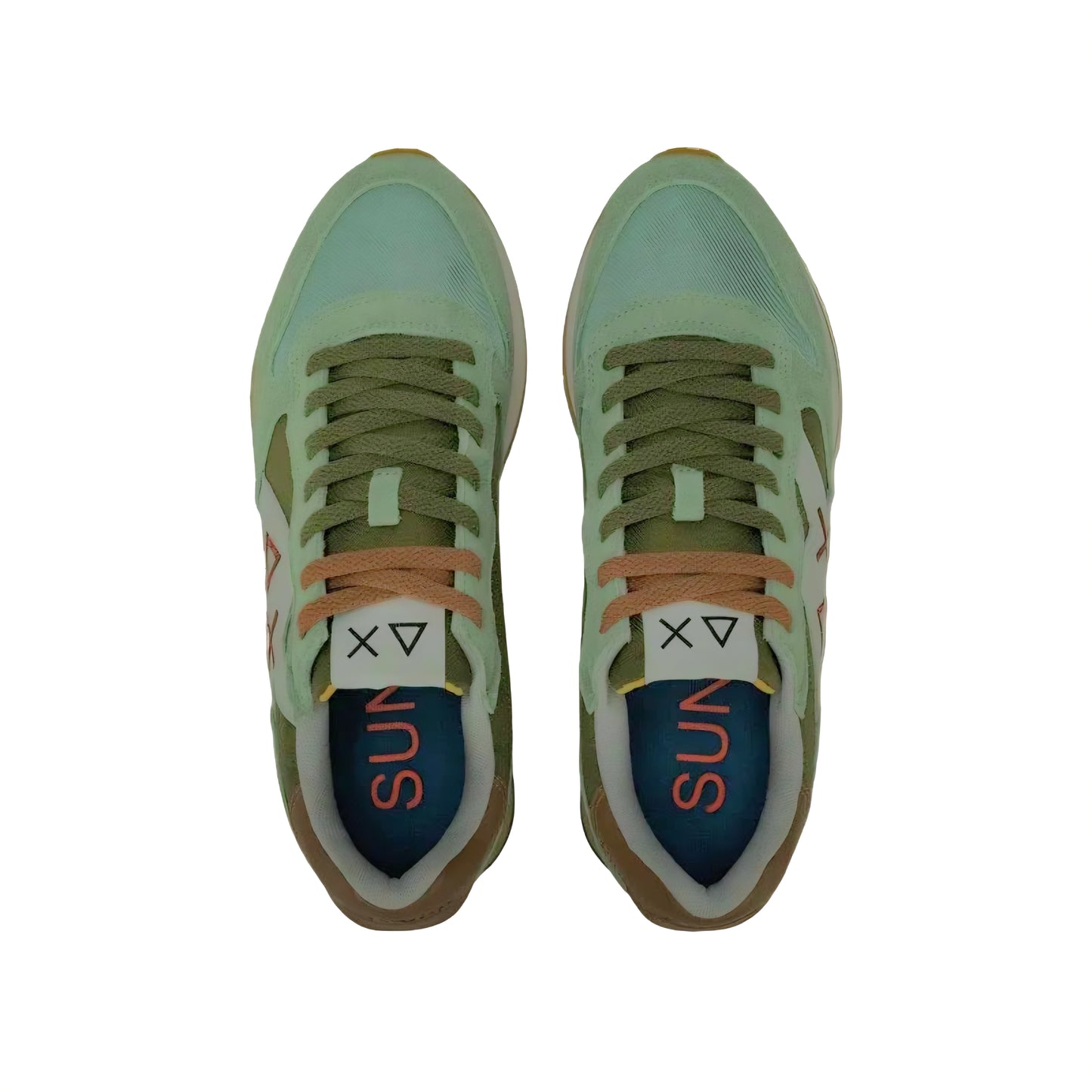 SNEAKERS SUN68 UOMO JAKI BICOLOR VERDE