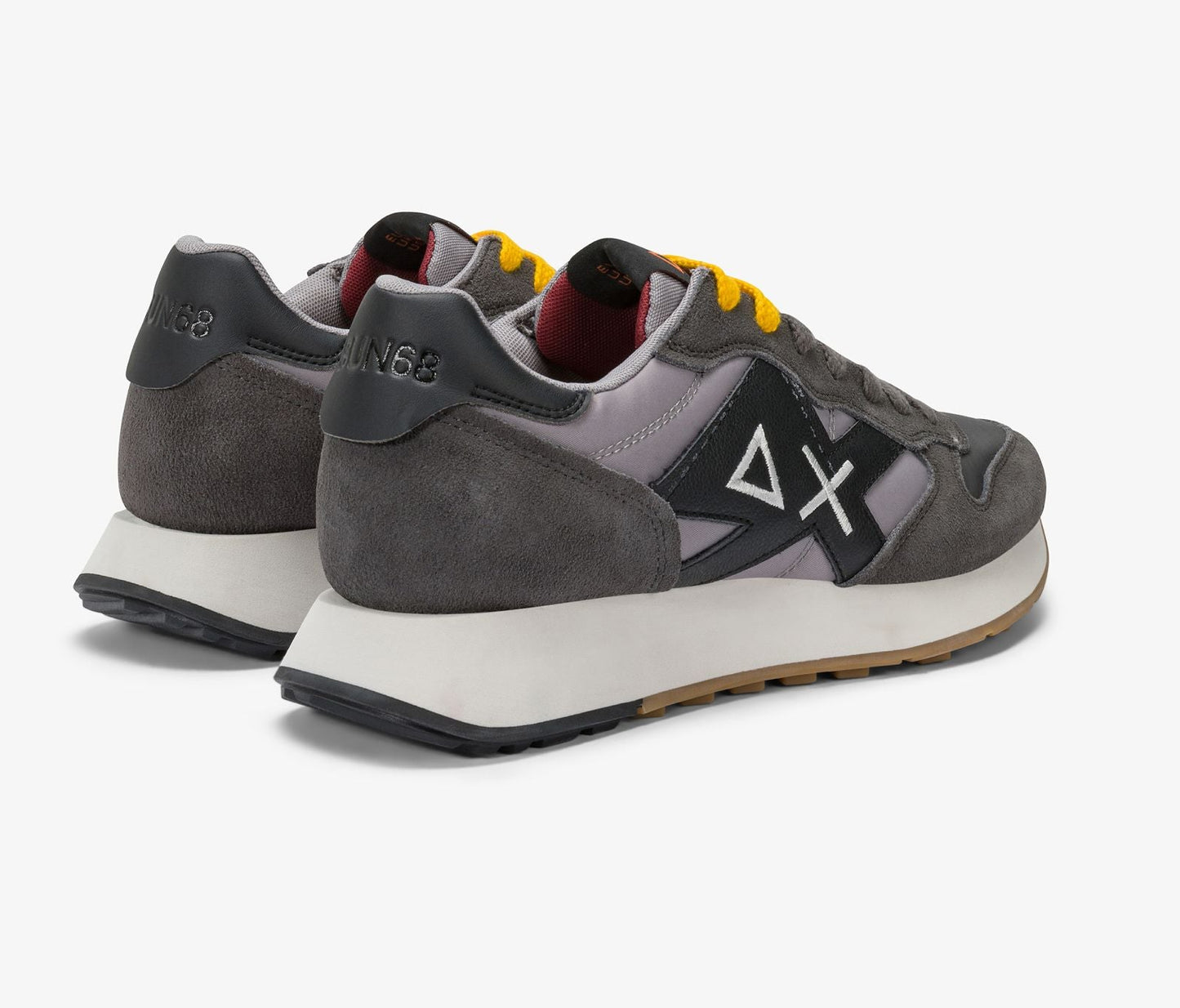 SNEAKERS SUN68 UOMO JAKI BICOLOR GRIGIO SCURO