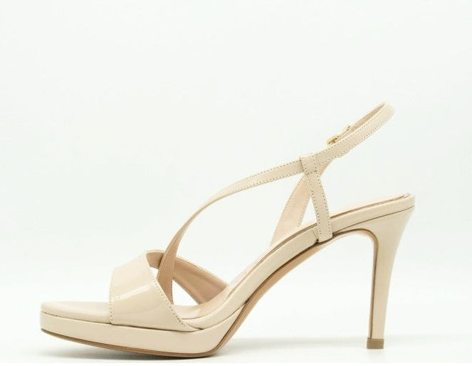SANDALI VERNICE NUDE ALBANO PLATEAU