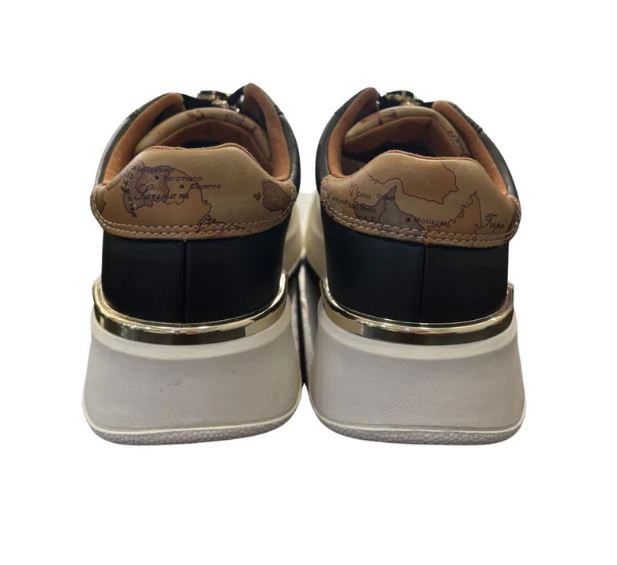 SNEAKERS STRASS DECORATIVI ALVIERO MARTINI NERA
