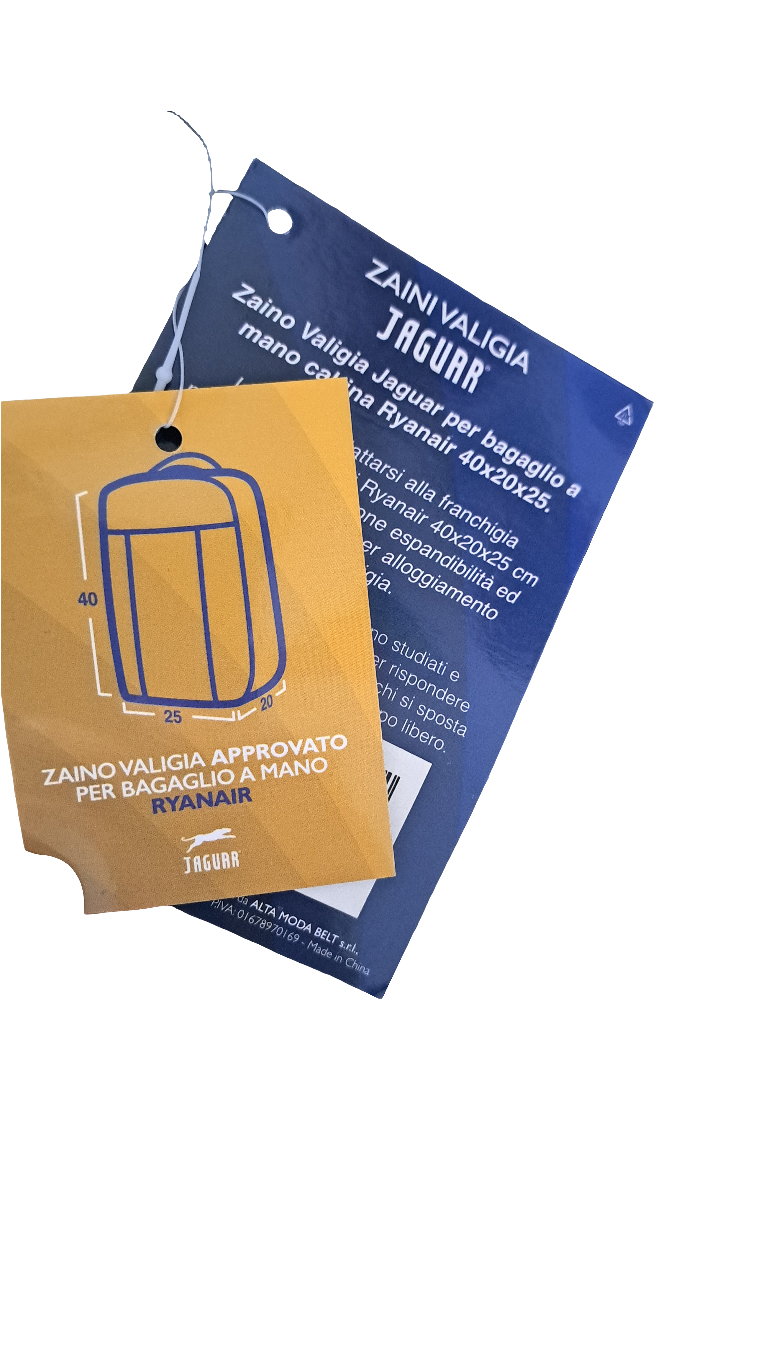 ZAINI VALIGIA JAGUAR BAGAGLIO A MANO