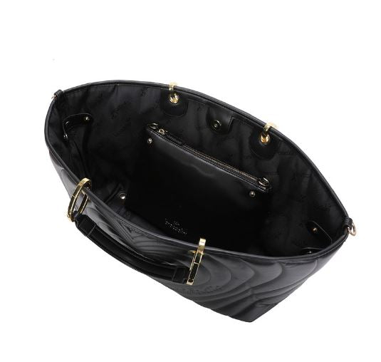 BORSE A MANO BETH MATELASSE' BRACCIALINI CUORE NERA GRANDE