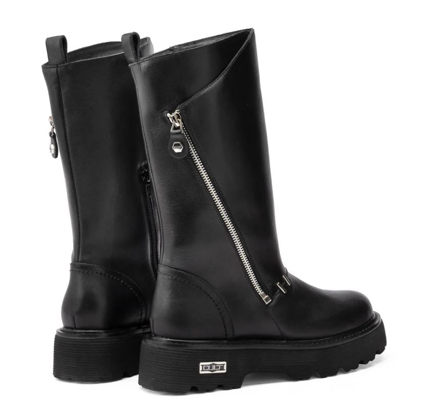 STIVALI SLASH 4829 BIKER ZIP BLACK