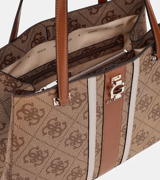 BORSE SHOPPING ERENIA 4G GUESS MARRONE GRANDE