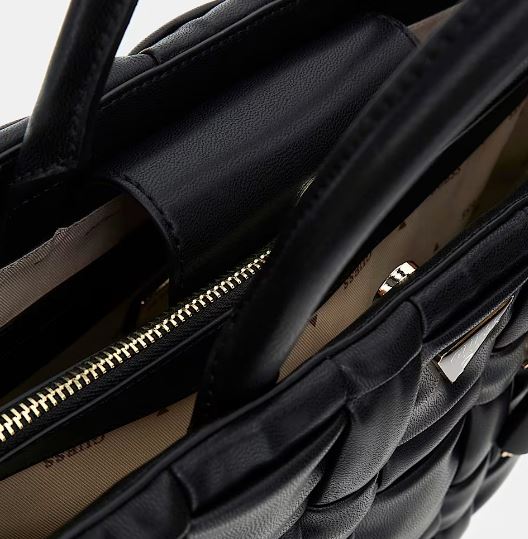 BORSE A MANO MARION GUESS INTRECCIO BLACK