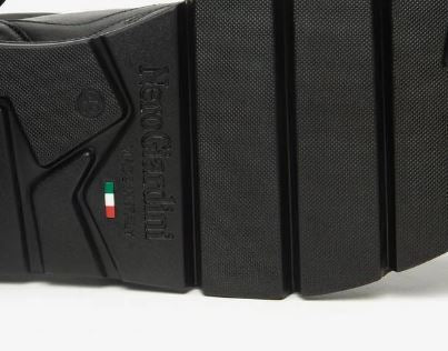 SNEAKERS PELLE NEROGIARDINI ZIP NERA