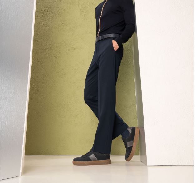 SNEAKERS SCAMOSCIATA NEROGIARDINI BLU