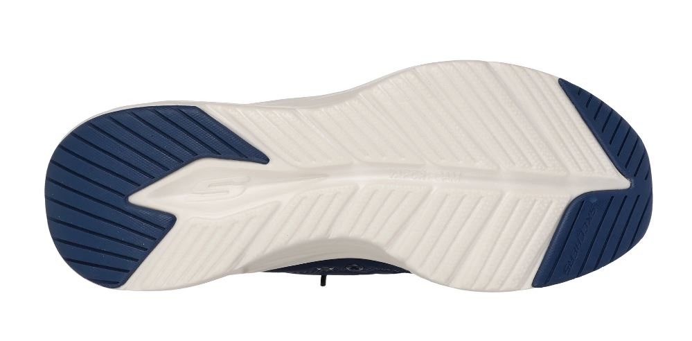 SNEAKERS COZY FIT SKECHERS TRAPUNTATA CONTOUR FOAM SLIP INS BLU