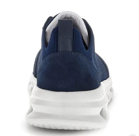 SNEAKERS DINAMICA 10 STONEFLY PELLE E TESSUTO BLU