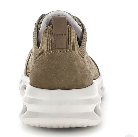 SNEAKERS DINAMICA 10 STONEFLY PELLE E TESSUTO MARRONE