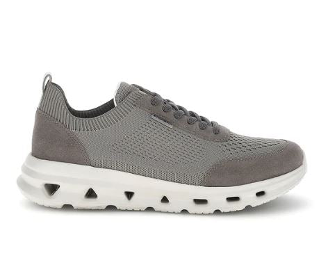 SNEAKERS DINAMICA 10 STONEFLY PELLE E TESSUTO GRIGIO