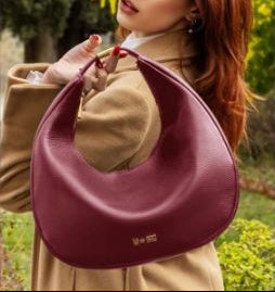 BORSE A SPALLA TUBOLAR M*BRC BY MASSIMO BRACCIALINI BORDEAUX GRANDE