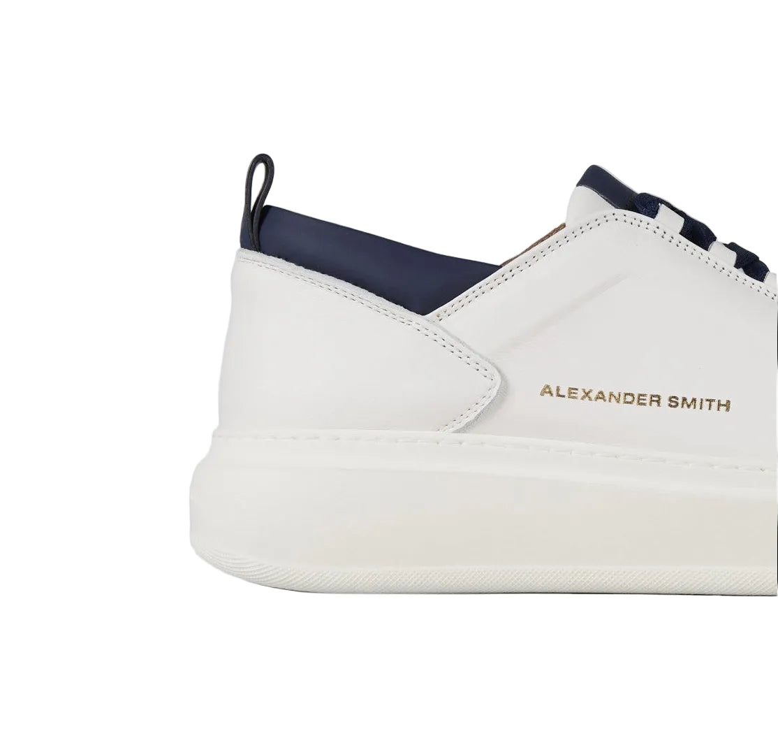 SNEAKERS WEMBLEY HIGH FREQUENCY ALEXANDER SMITH MAN WHITE BLUE