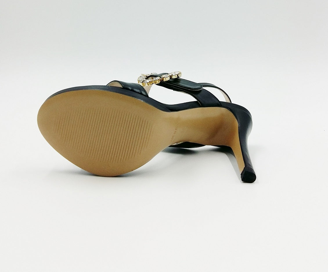 SANDALI CON FIBBIA PIETRE