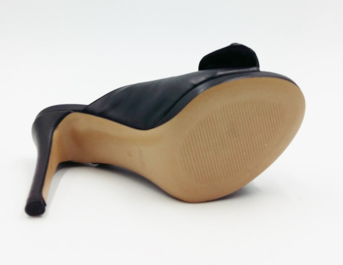 SANDALI DONNA PELLE FIOCCO