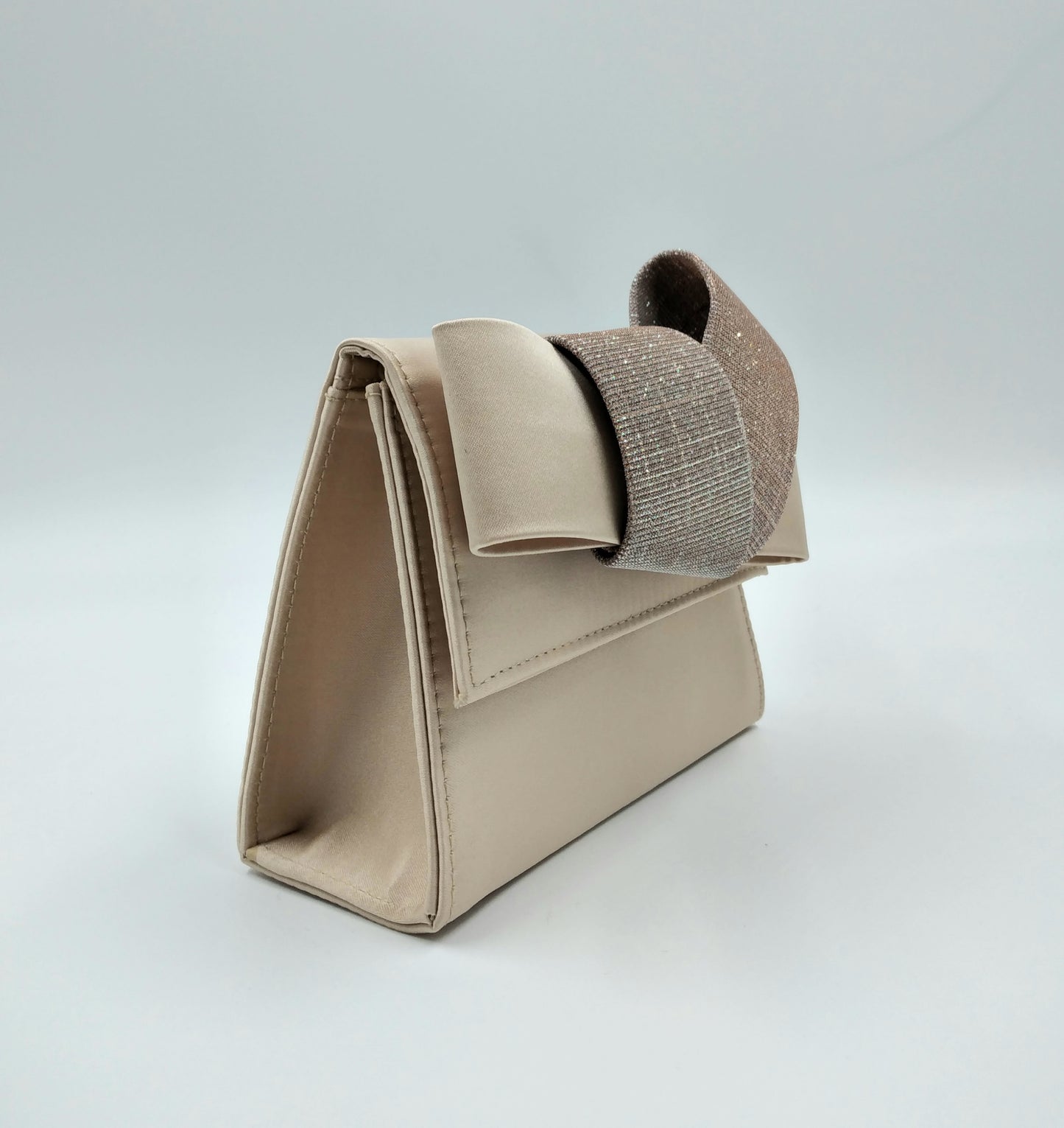 POCHETTE CIPRIA DETTAGLIO FIOCCO LUREX