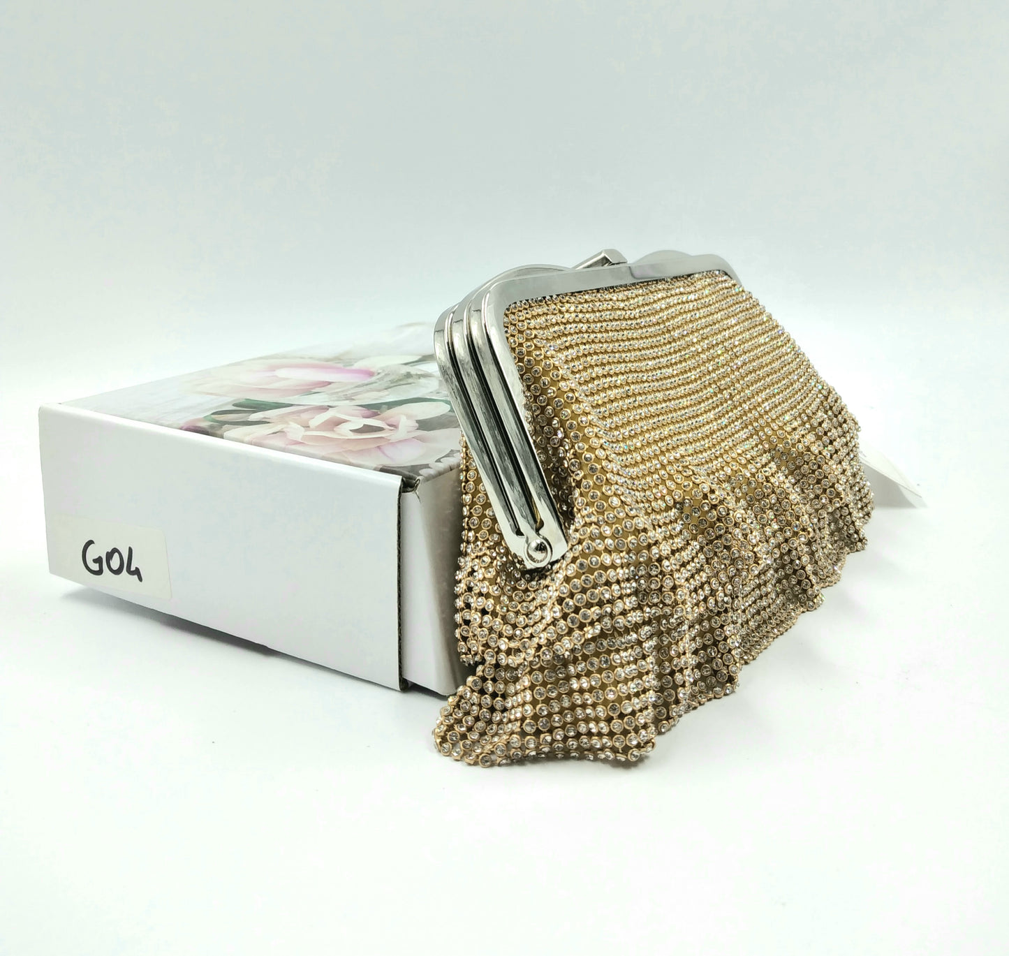 POCHETTE ROUCHE MULTI STRASS
