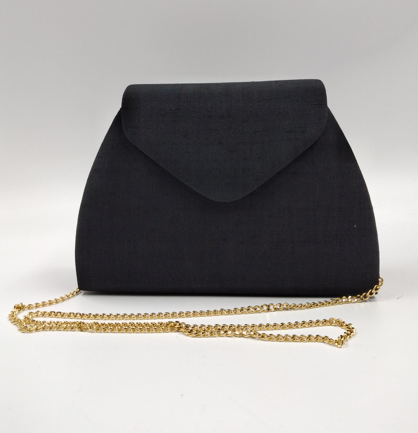 POCHETTE IN SATIN CON QUADRI
