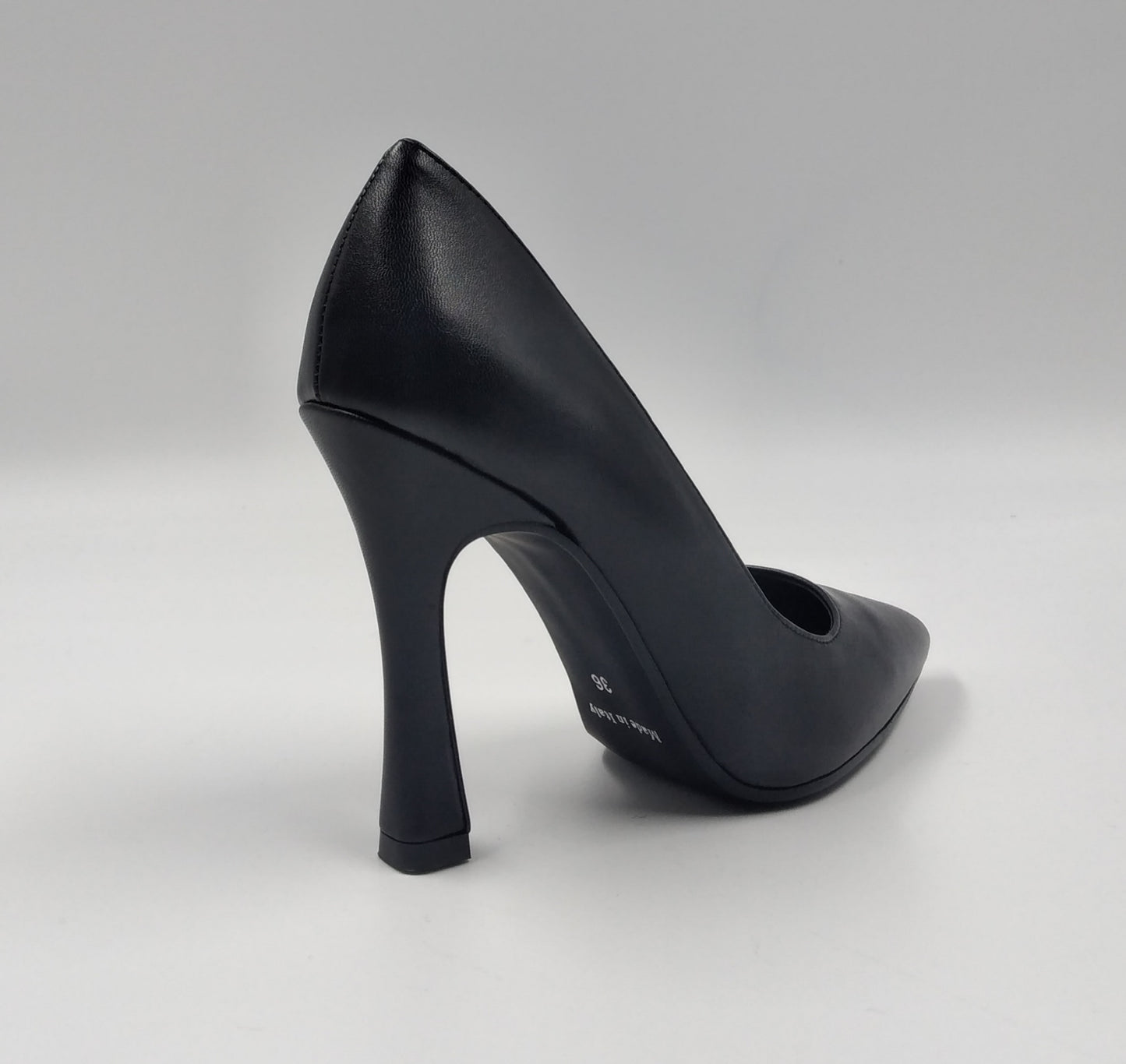 DECOLLETE NERA TACCO ROCCHETTO 10