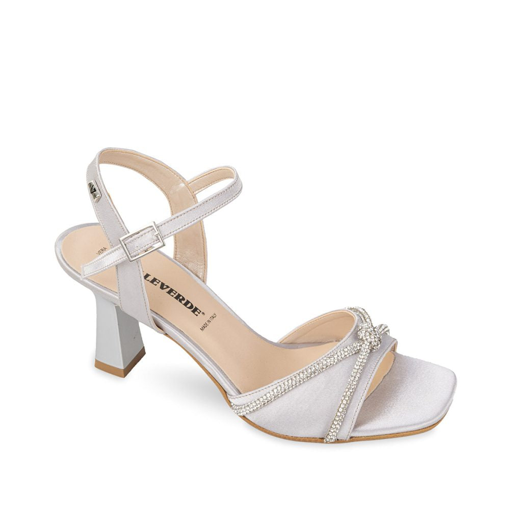 SANDALI RASO E NODO STRASS