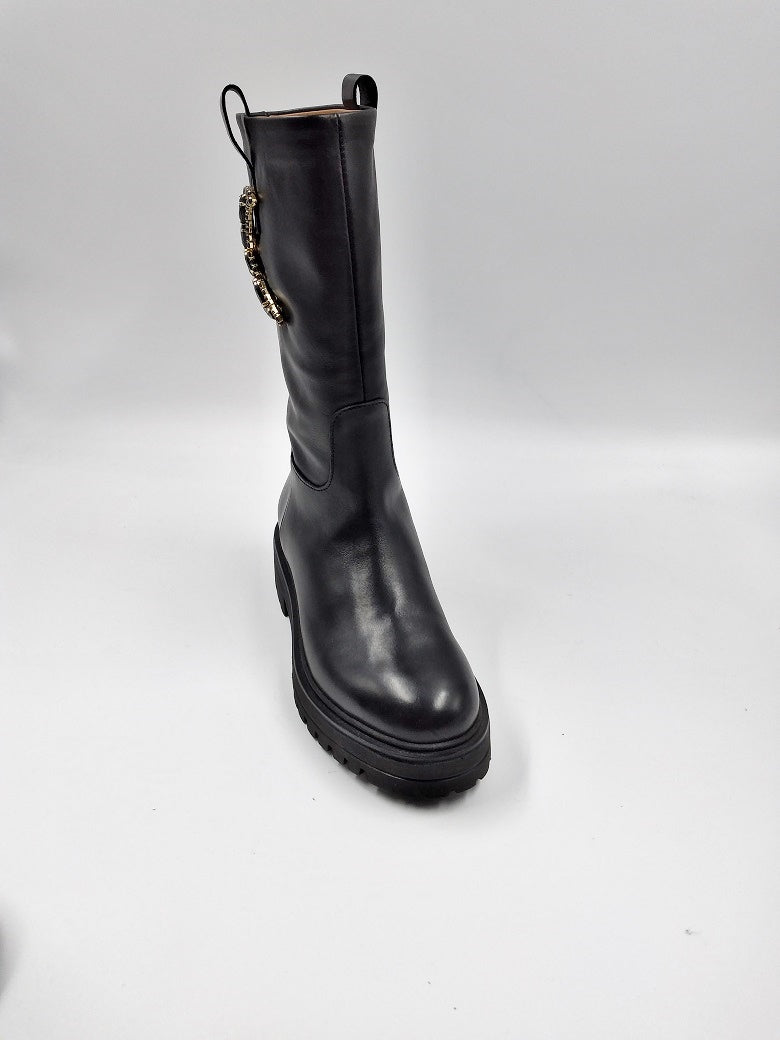 STIVALI CON APPLICAZIONE PIETRE