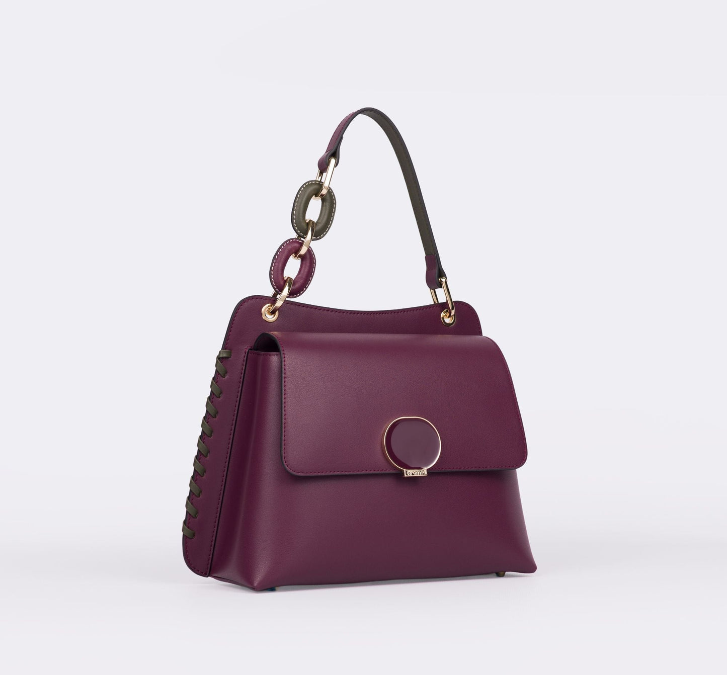 BORSE A SPALLA CLARISSA CROMIA PELLE CHERRY