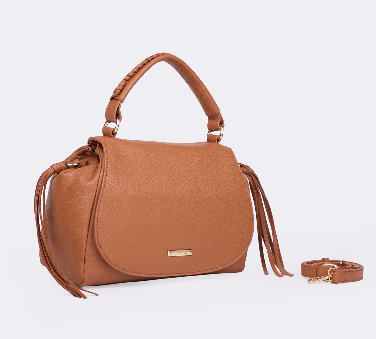 BORSA A MANO PELLE CROMIA REEF CUOIO