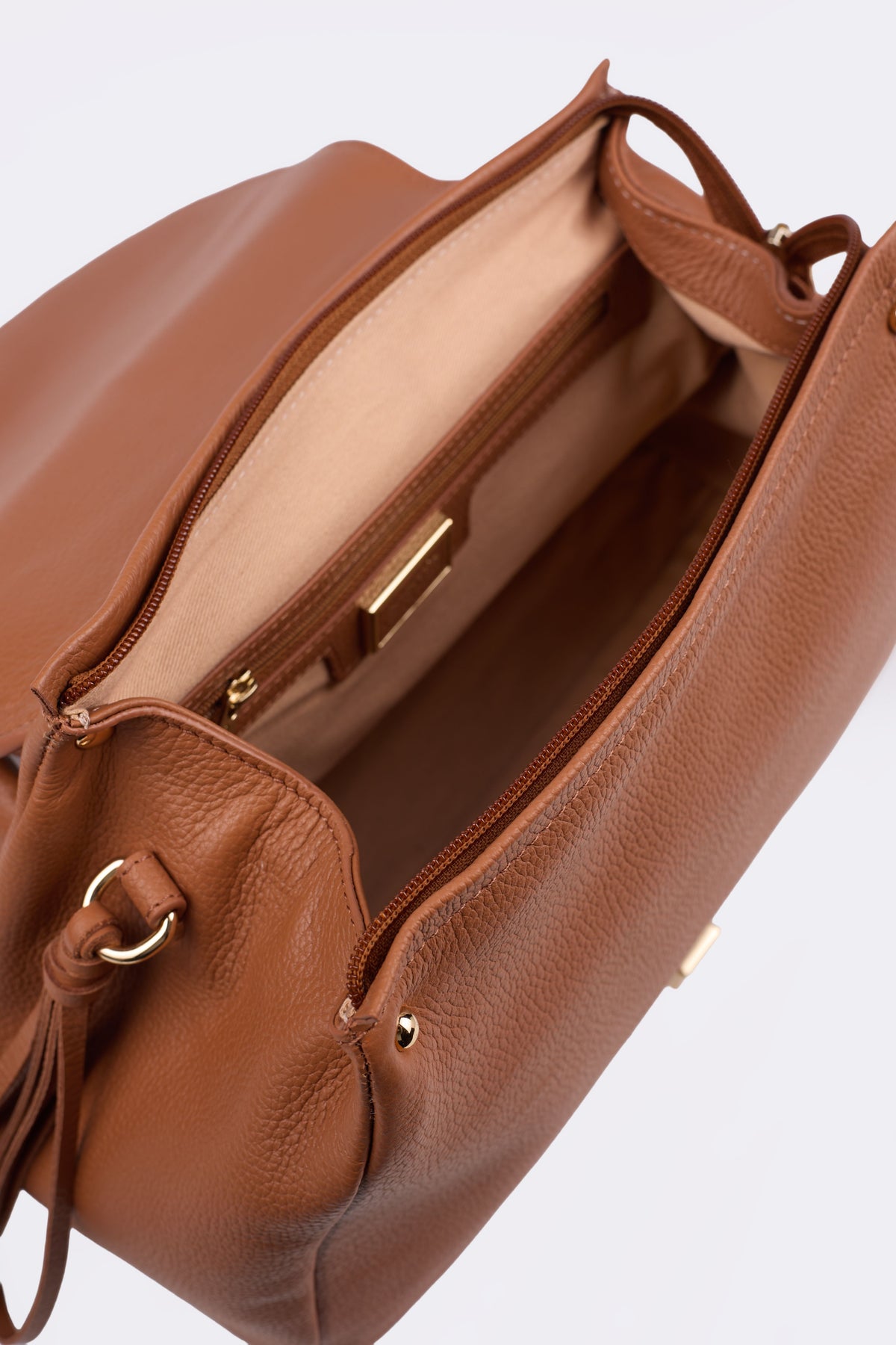 BORSA A MANO PELLE CROMIA REEF CUOIO