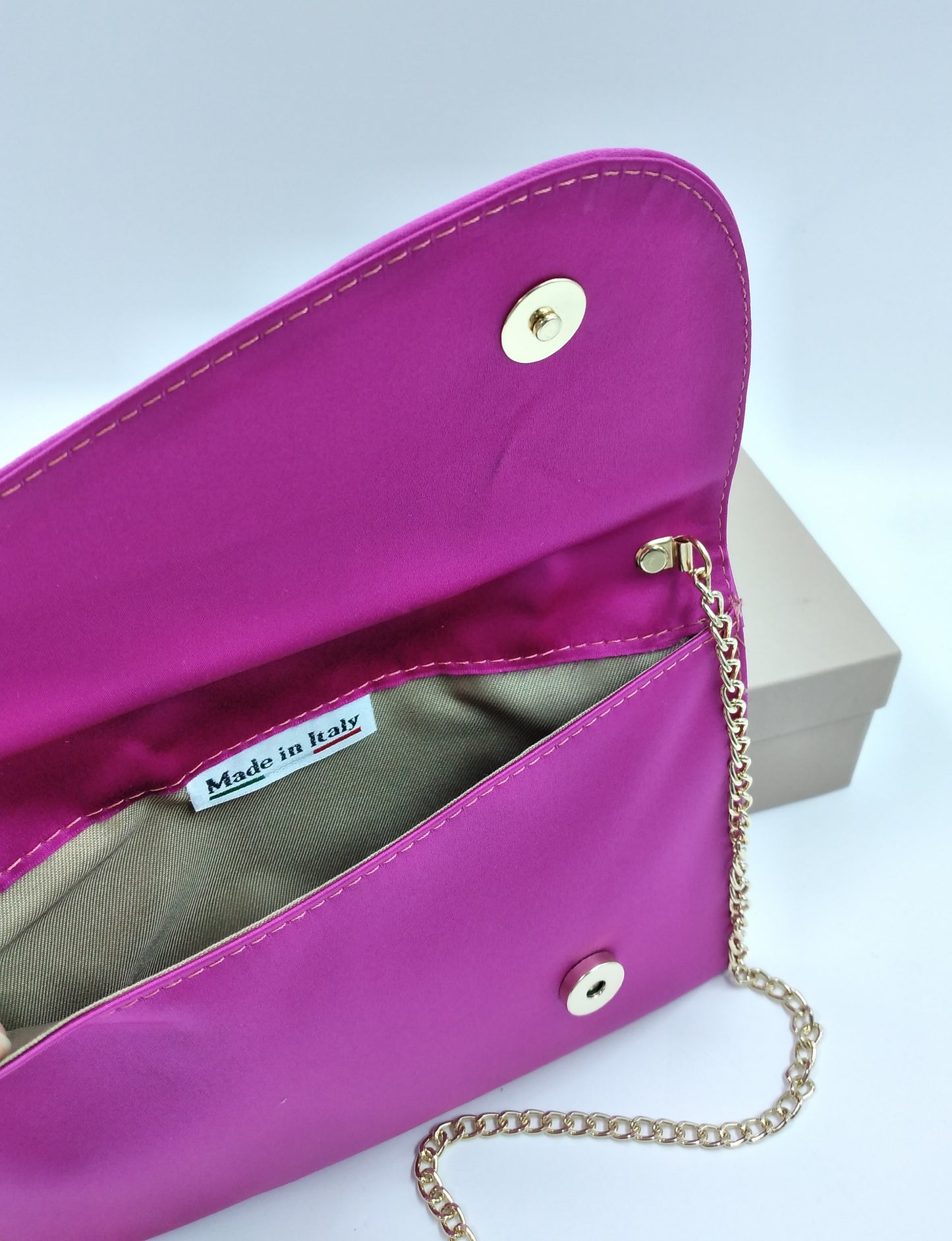 POCHETTE RASO FUXIA